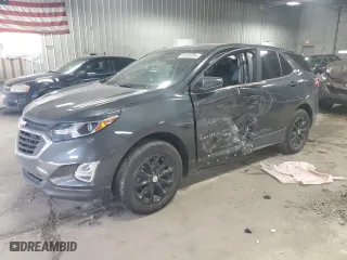 2021 Chevrolet Equinox LT with VIN 3GNAXKEV8ML378938, listed as a Copart auction lot 46408755 with 0 mi miles and Salvage Title. Bid and sale history available at carsss.com. Image 1.