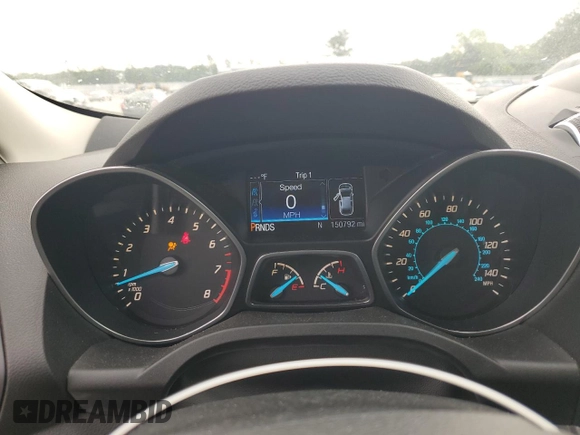 2016 Ford Escape SE z VIN 1FMCU0GX9GUB56962, wystawiony jako Copart lot #57071515 z przebiegiem 150 792 mil mil oraz Szkoda całkowita • Salvage title. Historia ofert i sprzedaży dostępna na DreamBid. Obrazek 9.
