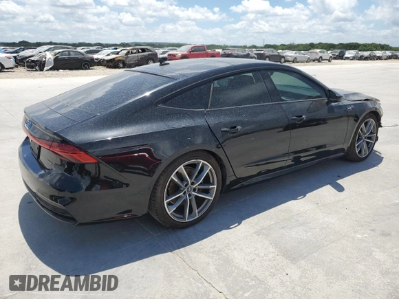 2020 Audi A7 Premium Plus with VIN WAUU2AF24LN017138, listed as a Copart auction lot 57811094 with 33,764 mi miles and Clean Title. Bid and sale history available at carsss.com. Image 3.