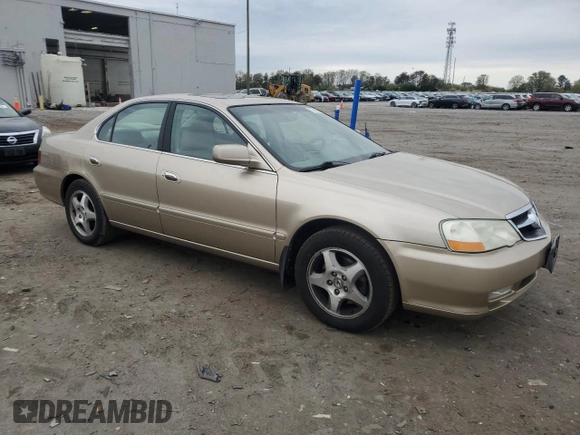 2003 Acura TL with VIN 19UUA56623A062121, listed as a Copart auction lot 52780285 with 219,642 mi miles and Salvage Title. Bid and sale history available at carsss.com. Image 4.