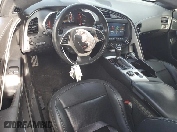 2015 Chevrolet Corvette 3LT with VIN 1G1YF2D77F5123920, listed as a Copart auction lot 85005644 with 63,261 mi miles and Salvage Title. Bid and sale history available at carsss.com. Image 8.