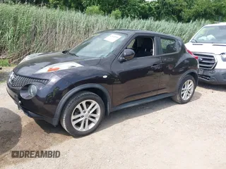 2014 Nissan Juke SL with VIN JN8AF5MVXET480810, listed as a IAAI auction lot 42814599 with 83,875 mi miles and . Bid and sale history available at DreamBid. Image 2.