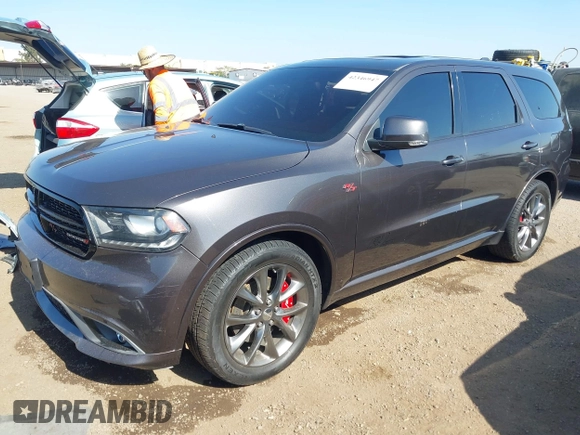 2014 Dodge Durango R/T z VIN 1C4SDJCT5EC591649, wystawiony jako IAAI lot #42346947 z przebiegiem 143 143 mil mil oraz . Historia ofert i sprzedaży dostępna na DreamBid. Obrazek 2.