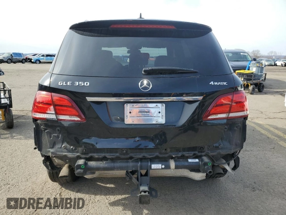 2016 Mercedes-Benz GLE 350 with VIN 4JGDA5HB7GA748357, listed as a Copart auction lot 43135525 with 94,383 mi miles and Salvage title. Bid and sale history available at DreamBid. Image 6.