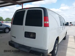 2013 Chevrolet Express Cargo Van with VIN 1GCWGFBAXD1168680, listed as a IAAI auction lot 42113126 with 162,376 mi miles. Bid and sale history available at carsss.com. Image 4.