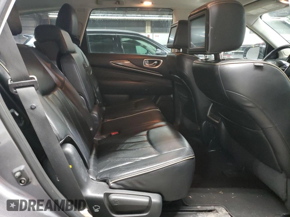 2017 Infiniti QX60 with VIN 5N1DL0MM4HC548613, listed as a Copart auction lot 47993765 with 96,334 mi miles and Salvage Title. Bid and sale history available at DreamBid. Image 11.