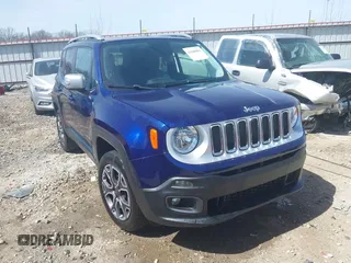 2016 Jeep Renegade Limited z VIN ZACCJBDTXGPC78130, wystawiony jako IAAI lot #41848805 z przebiegiem 110 830 mil mil oraz . Historia ofert i sprzedaży dostępna na DreamBid. Obrazek 1.