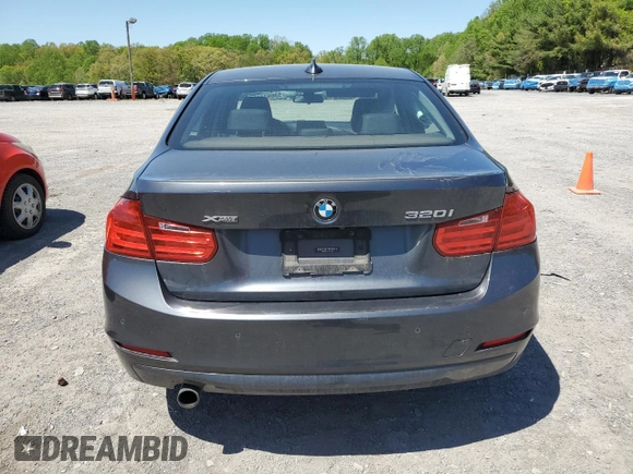 2015 BMW 3 Series 320i xDrive with VIN WBA3C3C56FK202834, listed as a Copart auction lot 53693455 with 105,022 mi miles and Salvage Title. Bid and sale history available at carsss.com. Image 6.