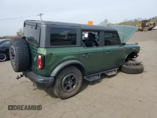 2023 Ford Bronco z VIN 1FMEE5DP2PLB22598, wystawiony jako Copart lot #54707415 z przebiegiem 10 266 mil mil oraz Szkoda całkowita • Salvage title. Historia ofert i sprzedaży dostępna na DreamBid. Obrazek 3.