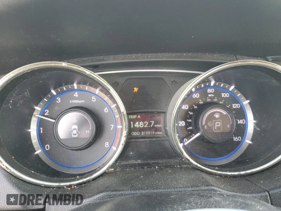 2012 Hyundai Sonata GLS with VIN 5NPEB4AC9CH482412, listed as a Copart auction lot 51646775 with 219,319 mi miles and Salvage Title. Bid and sale history available at carsss.com. Image 9.