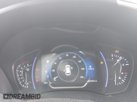 2019 Hyundai Santa Fe SEL z VIN 5NMS33AD8KH006327, wystawiony jako IAAI lot #42134349 z przebiegiem 133 961 mil mil oraz . Historia ofert i sprzedaży dostępna na DreamBid. Obrazek 15.