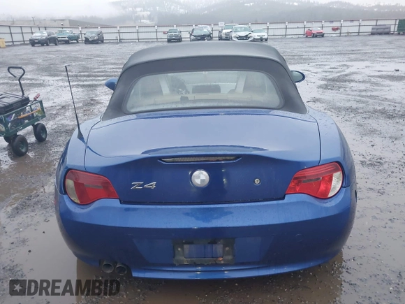 2007 BMW Z4 3.0i with VIN 4USBU33517LW71220, listed as a IAAI auction lot 41255482 with 116,775 mi miles and . Bid and sale history available at DreamBid. Image 16.