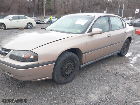 2003 Chevrolet Impala with VIN 2G1WF52E739445725, listed as a IAAI auction lot 41714913 with 116,119 mi miles. Bid and sale history available at carsss.com. Image 2.