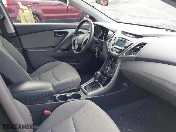 2014 Hyundai Elantra SE with VIN KMHDH4AE7EU106114, listed as a IAAI auction lot 42028273 with 147,578 mi miles. Bid and sale history available at carsss.com. Image 5.