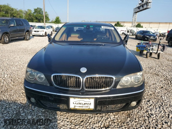 2008 BMW 7 Series 750i with VIN WBAHL83548DT14316, listed as a Copart auction lot 63606925 with 164,543 mi miles and Clean title. Bid and sale history available at DreamBid. Image 5.
