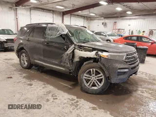 2021 Ford Explorer XLT with VIN 1FMSK8DH1MGB69650, listed as a IAAI auction lot 41651245 with 58,708 mi miles. Bid and sale history available at carsss.com. Image 1.