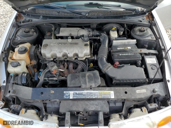 2002 Saturn SL with VIN 1G8ZF52882Z287294, listed as a Copart auction lot 85319744 with 152,942 mi miles and Salvage Title. Bid and sale history available at carsss.com. Image 11.
