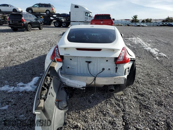 2018 Nissan 370Z Touring with VIN JN1AZ4EH0JM572392, listed as a Copart auction lot 85166214 with 44,355 mi miles and Salvage Title. Bid and sale history available at DreamBid. Image 6.