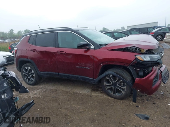 2022 Jeep Compass Limited с VIN 3C4NJDCB9NT180208, выставлен на аукционе IAAI как лот 42369421 с пробегом 51 369 миль миль и . История ставок и продаж доступна на DreamBid. Изображение 12.
