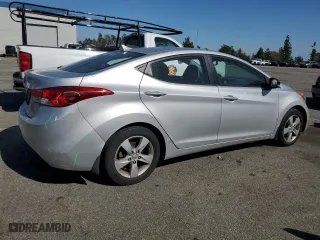 2013 Hyundai Elantra GLS PZEV with VIN KMHDH4AE9DU534796, listed as a Copart auction lot 52559425 with 156,676 mi miles and Salvage Title. Bid and sale history available at carsss.com. Image 3.