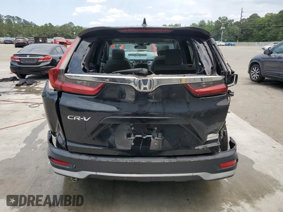 2020 Honda CR-V EX with VIN 2HKRW1H53LH413212, listed as a Copart auction lot 57423095 with 143,553 mi miles and Salvage title. Bid and sale history available at DreamBid. Image 6.
