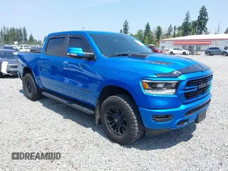 2020 Ram 1500 Rebel with VIN 1C6SRFLT2LN351062, listed as a IAAI auction lot 42569081 with 48,248 mi miles and . Bid and sale history available at DreamBid. Image 1.
