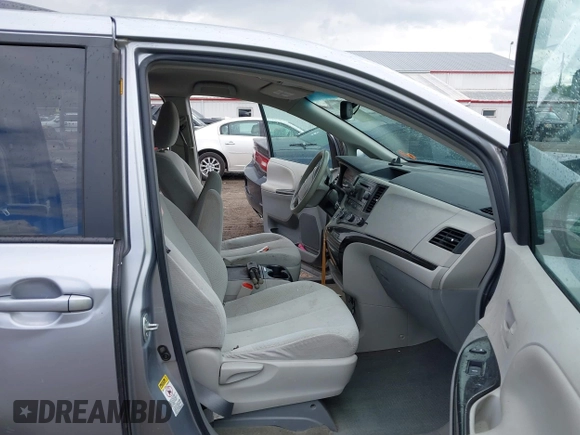 2012 Toyota Sienna LE AAS with VIN 5TDKK3DC5CS199380, listed as a IAAI auction lot 42337929 with 234,679 mi miles and . Bid and sale history available at DreamBid. Image 5.