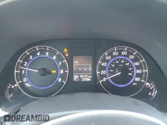 2016 Infiniti QX70 with VIN JN8CS1MU4GM670913, listed as a Copart auction lot 44271595 with 66,151 mi miles and Salvage title. Bid and sale history available at DreamBid. Image 9.
