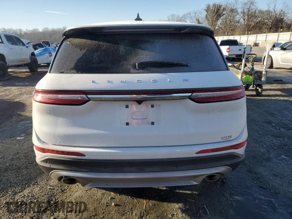 2023 Lincoln Corsair Standard z VIN 5LMCJ1CA9PUL03343, wystawiony jako Copart lot #86370274 z przebiegiem 21 518 mil mil oraz Szkoda całkowita • Salvage title. Historia ofert i sprzedaży dostępna na DreamBid. Obrazek 6.