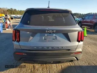 2022 Kia Sorento LX with VIN 5XYRG4LC7NG110299, listed as a Copart auction lot 46897045 with 28,587 mi miles and Non Repairable. Bid and sale history available at carsss.com. Image 6.