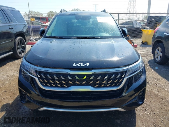 2023 Kia Seltos Nightfall with VIN KNDEUCA2XP7427604, listed as a IAAI auction lot 40319974 with 15,279 mi miles. Bid and sale history available at carsss.com. Image 12.