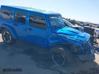 2014 Jeep Wrangler Unlimited Sahara with VIN 1C4HJWEG1EL188445, listed as a IAAI auction lot 41654579 with 79,948 mi miles. Bid and sale history available at carsss.com. Image 1.