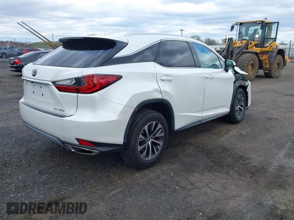 2021 Lexus RX 350 with VIN JTJHZMDA7M2051246, listed as a IAAI auction lot 42048298 with 43,146 mi miles and . Bid and sale history available at DreamBid. Image 4.
