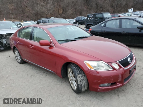 2006 Lexus GS 300 with VIN JTHCH96S160018887, listed as a Copart auction lot 86942974 with 196,725 mi miles and Non Repairable. Bid and sale history available at DreamBid. Image 4.