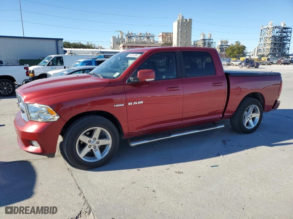 2009 Dodge Ram 1500 Sport with VIN 1D3HB13T89S799866, listed as a Copart auction lot 76515364 with 242,468 mi miles and Salvage Title. Bid and sale history available at carsss.com. Image 1.