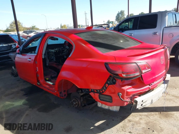 2016 Chevrolet SS with VIN 6G3F25RW1GL207128, listed as a IAAI auction lot 40633009 with 0 mi miles. Bid and sale history available at carsss.com. Image 3.