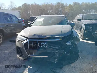 2021 Audi Q3 S line Premium with VIN WA1DECF39M1039802, listed as a IAAI auction lot 41663221 with 50,455 mi miles. Bid and sale history available at carsss.com. Image 12.