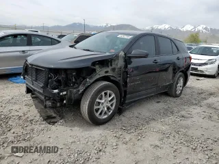 2023 Chevrolet Equinox LS with VIN 3GNAXHEG0PL176524, listed as a Copart auction lot 54242795 with 26,915 mi miles and Salvage title. Bid and sale history available at DreamBid. Image 1.
