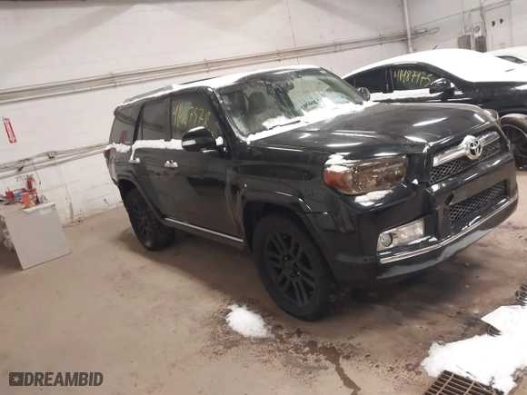 2012 Toyota 4Runner SR5 with VIN JTEBU5JR1C5107911, listed as a IAAI auction lot 41467578 with 99,746 mi miles. Bid and sale history available at carsss.com. Image 1.