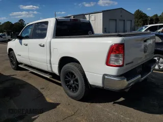 2019 Ram 1500 Big Horn with VIN 1C6SRFFT1KN856276, listed as a Copart auction lot 77247224 with 62,049 mi miles and Salvage title. Bid and sale history available at DreamBid. Image 2.
