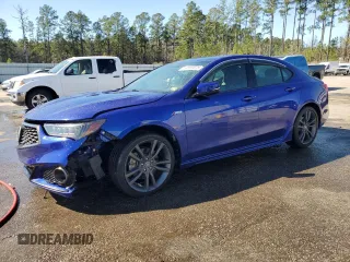 2018 Acura TLX w/A-SPEC Pkg z VIN 19UUB2F65JA004027, wystawiony jako Copart lot #46053075 z przebiegiem 61 562 mil mil oraz Szkoda całkowita • Salvage title. Historia ofert i sprzedaży dostępna na DreamBid. Obrazek 1.