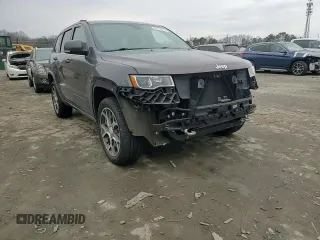 2018 Jeep Grand Cherokee Sterling Edition with VIN 1C4RJFBG6JC347432, listed as a Copart auction lot 46753085 with 61,331 mi miles and Salvage Title. Bid and sale history available at carsss.com. Image 11.