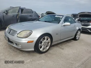 2004 Mercedes-Benz SLK-Class with VIN WDBKK65F54F304252, listed as a Copart auction lot 74955804 with 0 mi miles and Salvage Title. Bid and sale history available at carsss.com. Image 1.