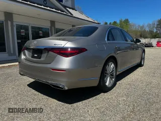 2021 Mercedes-Benz S with VIN W1K6G7GB5MA038965, listed as a Copart auction lot 55501585 with 90,055 mi miles and Clean Title. Bid and sale history available at carsss.com. Image 4.