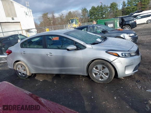 2018 Kia Forte LX with VIN 3KPFK4A74JE167784, listed as a IAAI auction lot 41969966 with 76,521 mi miles. Bid and sale history available at carsss.com. Image 13.