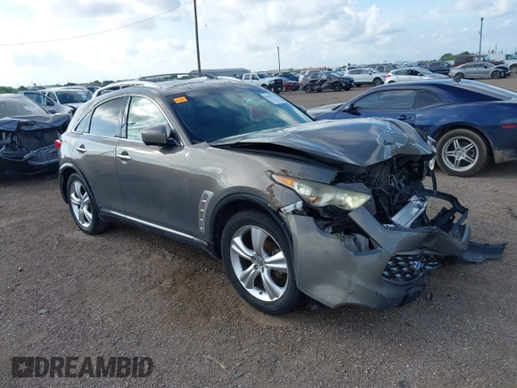 2010 Infiniti FX with VIN JN8AS1MW0AM856299, listed as a IAAI auction lot 42585732 with 74,415 mi miles and . Bid and sale history available at DreamBid. Image 1.