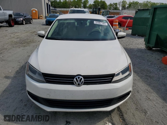 2011 Volkswagen Jetta SE with VIN 3VWDZ7AJ6BM381325, listed as a Copart auction lot 52987185 with 151,208 mi miles and Salvage title. Bid and sale history available at DreamBid. Image 5.