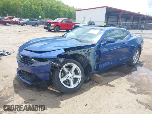 2019 Chevrolet Camaro 1LT z VIN 1G1FB1RX7K0151147, wystawiony jako IAAI lot #42179932 z przebiegiem 51 561 mil mil oraz . Historia ofert i sprzedaży dostępna na DreamBid. Obrazek 2.