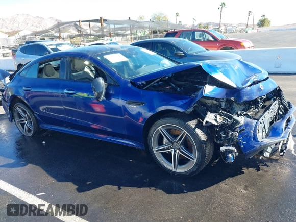 2021 Mercedes-Benz AMG GT 43 with VIN W1K7X5KBXMA038329, listed as a IAAI auction lot 39996727 with Not provided miles and . Bid and sale history available at DreamBid. Image 18.