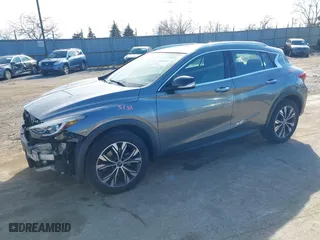 2018 Infiniti QX30 Luxury with VIN SJKCH5CR6JA054067, listed as a IAAI auction lot 41691347 with NaN miles. Bid and sale history available at carsss.com. Image 18.
